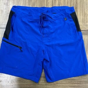 Magellan Outdoors Vibrant Blue and Black Swim Shorts